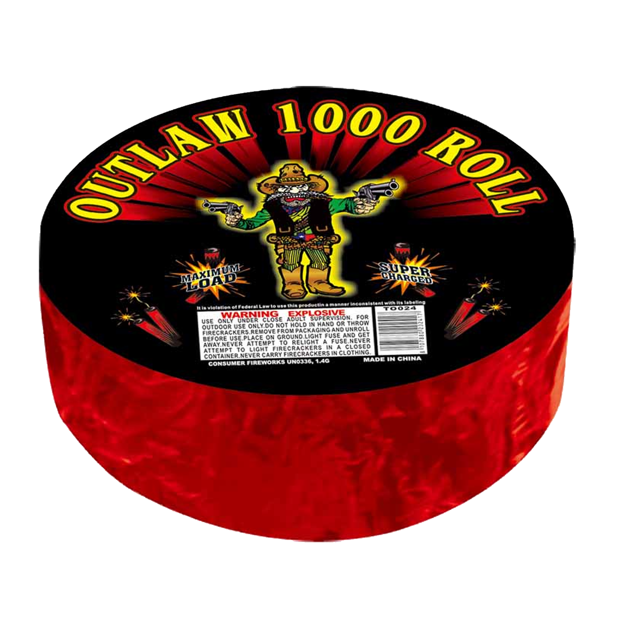 Outlaw 1000 Roll Crackers